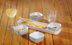 Brunner Cascade Appetizer, 4er Set, Weiß/grau -Brunner 100672 0 1