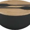 Brunner Greenkick Salatschüssel Mit Besteck, Ø25cm, Schwarz -Brunner 100704 0