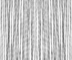 Brunner Meander Türvorhang, 60x190cm, Schwarz/weiß -Brunner 104077 0 1