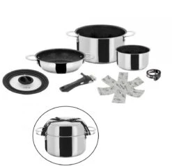 Brunner Academy Vacum Kochtopfset, Edelstahl