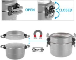 Brunner Fusion Topfset, Aluminium, 8-teilig -Brunner 113479 0 3