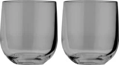 Brunner Cottery Trinkglas, 300ml, Grau, 2er Set