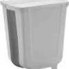 Brunner Pillar Foldaway Abfalleimer, 8l, Faltbar, Grau
