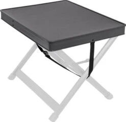 Brunner Beinauflage Mit Tischplatte, Hoggy Standalone Set, Anthrazit