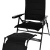 Brunner Aravel 3D Medium Campingstuhl Inkl. Beinauflage, Schwarz - Camping Wagner Edition -Brunner 121788 0 0