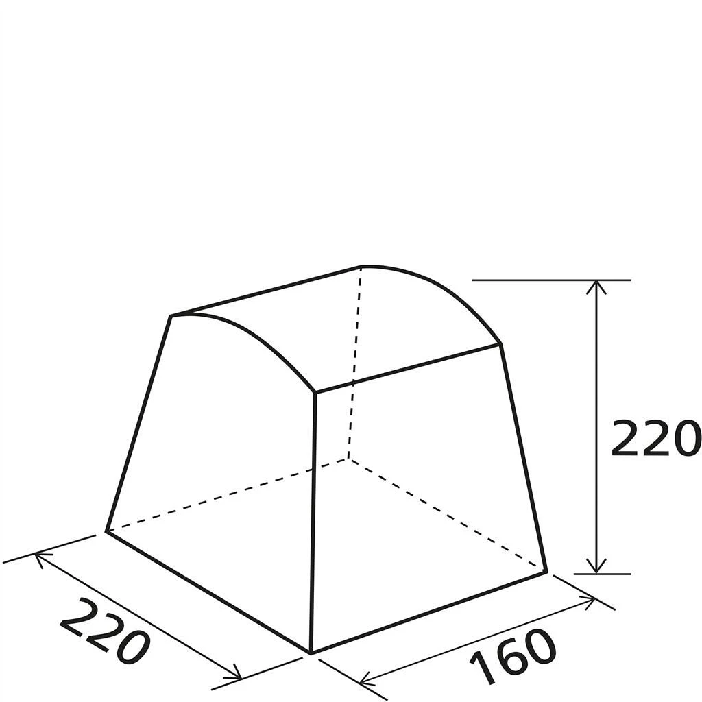 Brunner Camp Inn Gerätezelt, 220x160cm 4 Brunner Camp Inn Gerätezelt, 220x160cm – Bild 2