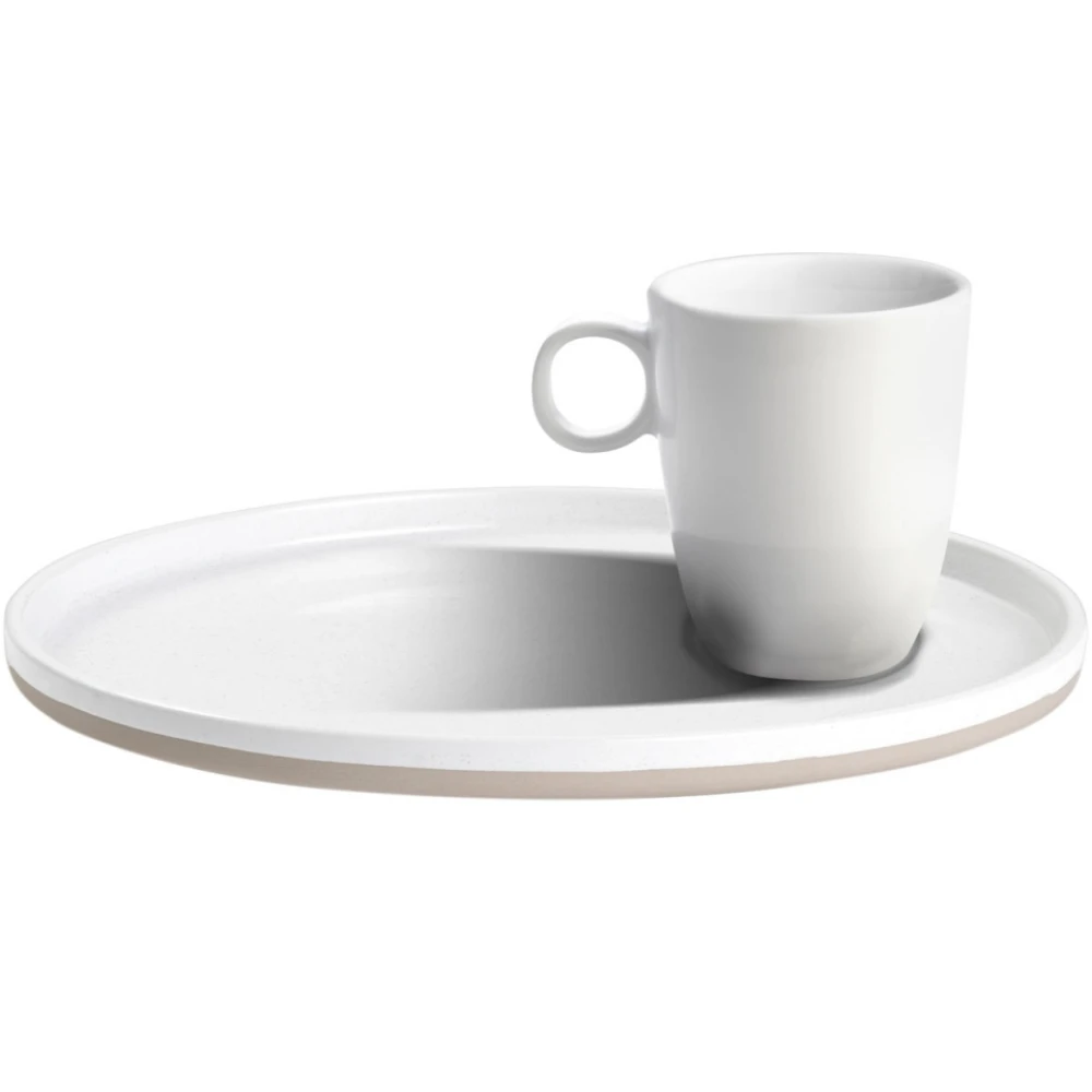 Brunner Espressoset Odette, Weiß/grau 3 Brunner Espressoset Odette, Weiß/grau