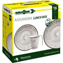 Brunner Geschirrset Lunch Box Kassandra, 16-teilig -Brunner 19847274 1