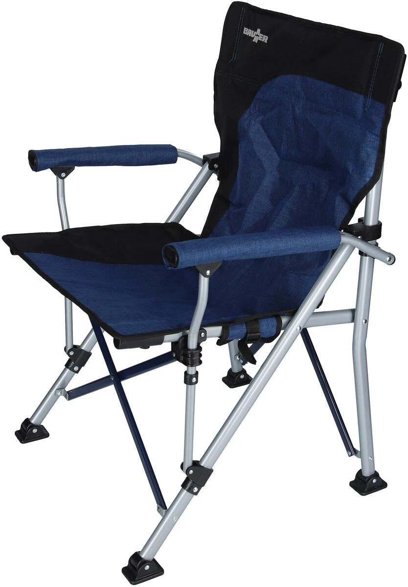 Brunner Raptor Demtex Campingstuhl, Schwarz/blau 4 Brunner Raptor Demtex Campingstuhl, Schwarz/blau – Bild 2