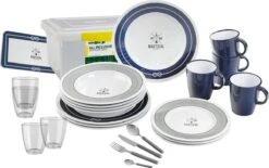 Brunner All Inclusive Nautical Geschirr-Komplettset, 36-teilig