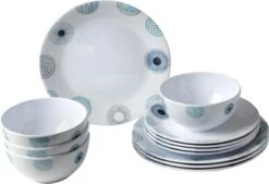 Brunner Midday Deep Sea Geschirrset, 12-teilig
