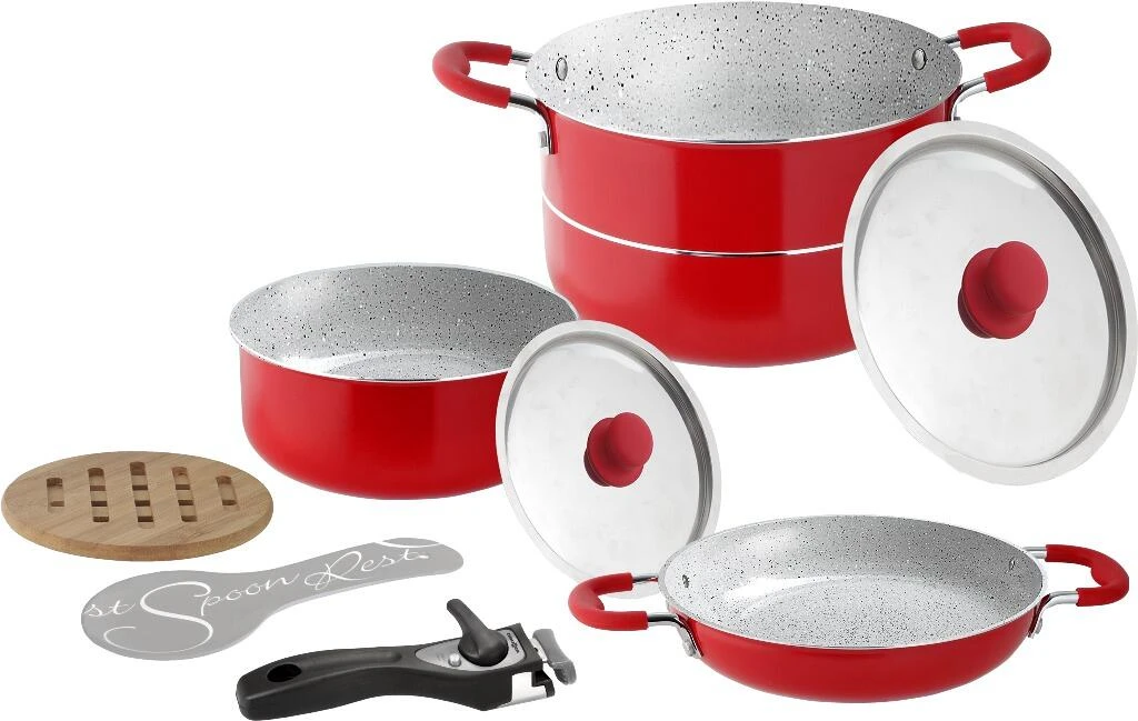 Brunner Cosmic Topfset, Aluminium, 10-teilig 3 Brunner Cosmic Topfset, Aluminium, 10-teilig