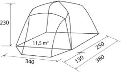 Brunner Trouper XL Bus-Vorzelt, 370x310cm -Brunner 49907 2