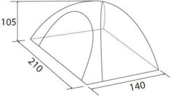 Brunner Strato 2 Automatic Wurfzelt, 2-Personen, 210x140cm, Grün -Brunner 50894 3