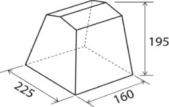 Brunner Storage Plus Gerätezelt, 225x160cm -Brunner 51893 4