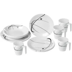 Brunner Melamin-Geschirrset Serenade 16-teilig -Brunner 550385 1