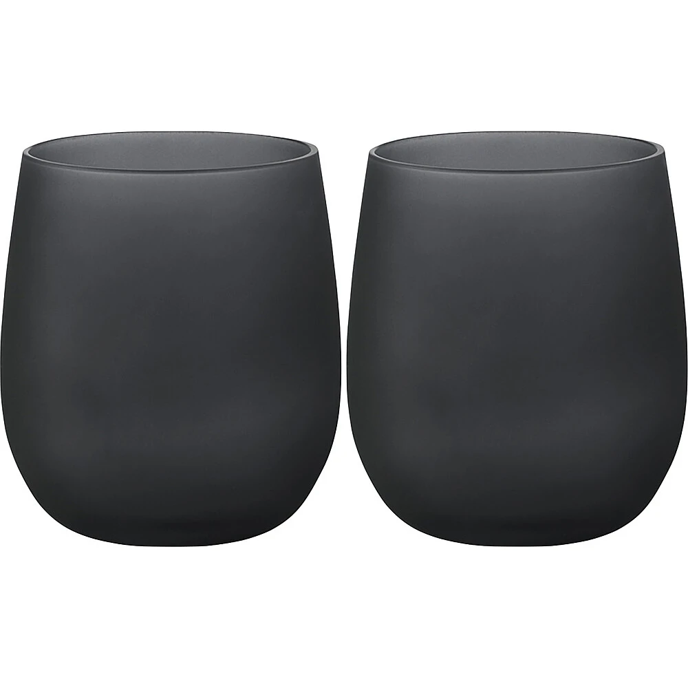 Brunner Trinkglas Blacksatin 350 Ml, 2er Set 3 Brunner Trinkglas Blacksatin 350 Ml, 2er Set