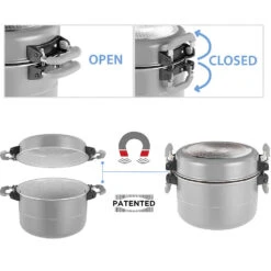 Brunner Topfset Fusion 7 + 1 Aluminium -Brunner 551609 3