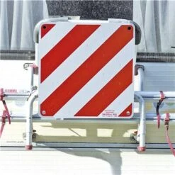 Brunner Zebra Alu Warntafel, 50x50 Cm