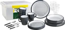 Brunner All Inclusive Granyte Geschirr-Komplettset, 36-teilig