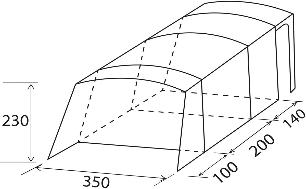 Brunner Advantourer Reisemobil-Vorzelt, 350x420cm 6 Brunner Advantourer Reisemobil-Vorzelt, 350x420cm – Bild 4