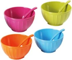 Brunner Ice Cream Bowl Schüssel, 4er Set, Mehrfarbig