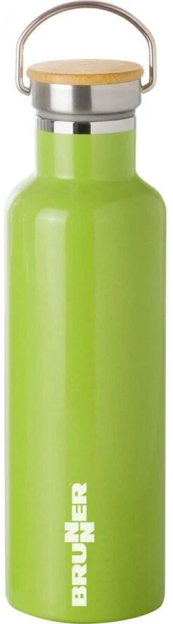 Brunner Shot Stahlflasche Mit Pulverbeschichtung, 750 Ml, Grün