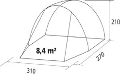 Brunner Entrada Busvorzelt, 310x270cm -Brunner 67209 2