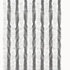 Brunner Acapulco Flauschvorhang, 56x185cm, Grau/weiß