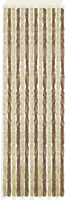 Brunner Acapulco Flauschvorhang, 70x205cm, Beige/braun