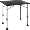 Brunner Linear Black 80 Campingtisch, 80x60xH63/83cm