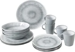 Brunner Geschirrset Pearl, 16-teilig