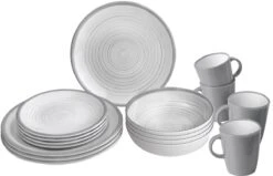 Brunner Lunch Box Geschirrset Bellagio, 16-teilig