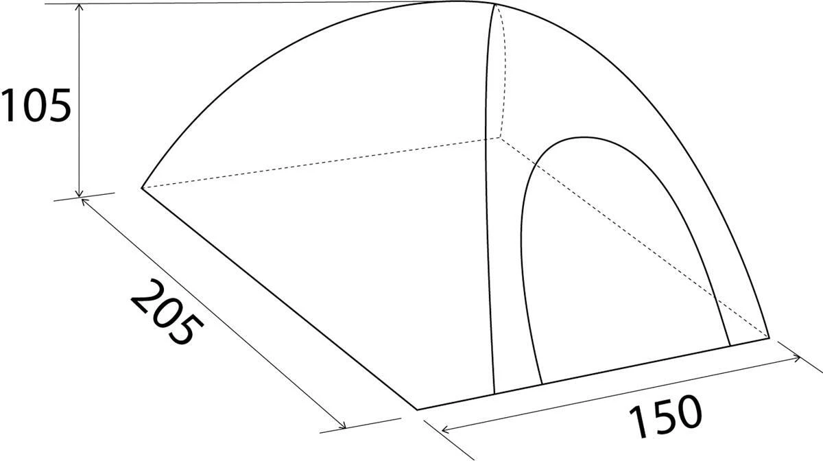 Brunner Strato 2 Kuppelzelt, Grün 8 Brunner Strato 2 Kuppelzelt, Grün – Bild 6