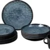Brunner Venetian Geschirrset, 16-teilig, Blau/schwarz 2 Brunner Venetian Geschirrset, 16-teilig, Blau/schwarz -Brunner 83286 0