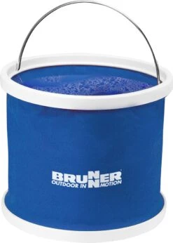 Brunner Buck Falteimer Mit Tragegriff, Nylon, Blau