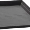 Brunner Devil Plancha Ribbed Grillplatte, 255x244x22mm,Antihaftbeschichtung, Schwarz -Brunner 83675 0