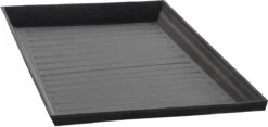 Brunner Devil Plancha Ribbed Grillplatte, 255x244x22mm,Antihaftbeschichtung, Schwarz