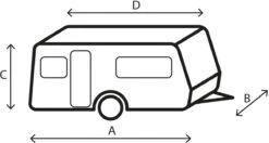 Brunner Caravan Cover Design 12M Schutzhülle -Brunner 8818 3