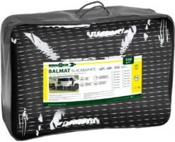 Brunner Balmat Zeltteppich, 250x450cm, Schwarz/weiß