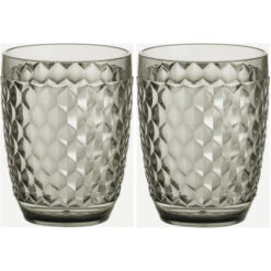 Brunner Wasserglas Coralux Forest Grün 350 Ml, 2er Set